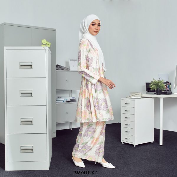 Juliana Kurung in Cream (BMK419JK-1) - Image 2