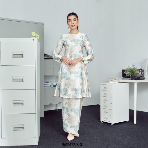Juliana Kurung in White (BMK419JK-2)
