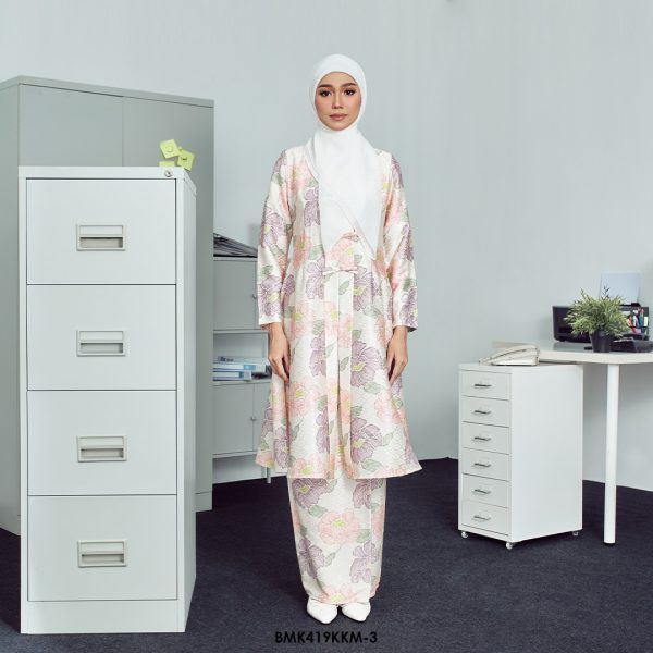 Kebarung Batiq Mia 3.0 Ribbon in Cream (BMK419KKM-3)