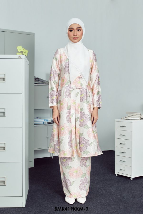 Kebarung Batiq Mia 3.0 Ribbon in Cream (BMK419KKM-3)