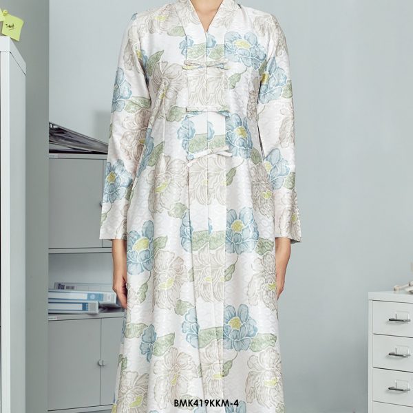Kebarung Batiq Mia 3.0 Ribbon in White (BMK419KKM-4) - Image 3