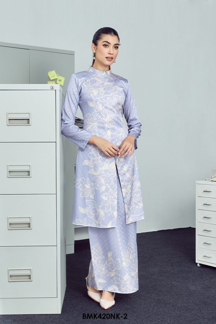 Nerissa Kurung in Lavender (BMK420NK-2)