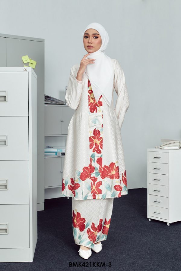 Kebarung Batiq Mia in Cream (BMK421KKM-3)