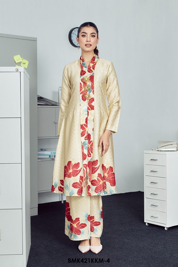 Kebarung Batiq Mia in Light Yellow (BMK421KKM-4)