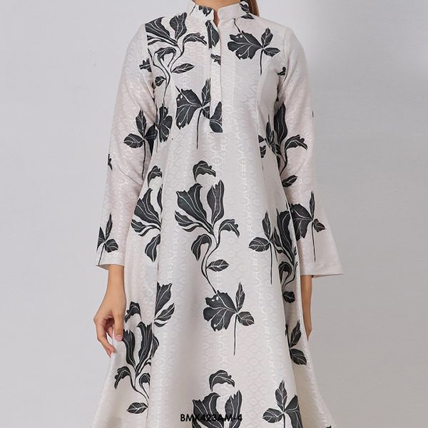 Ameera Kurung in Off White (BMK423AM-4) - Image 4