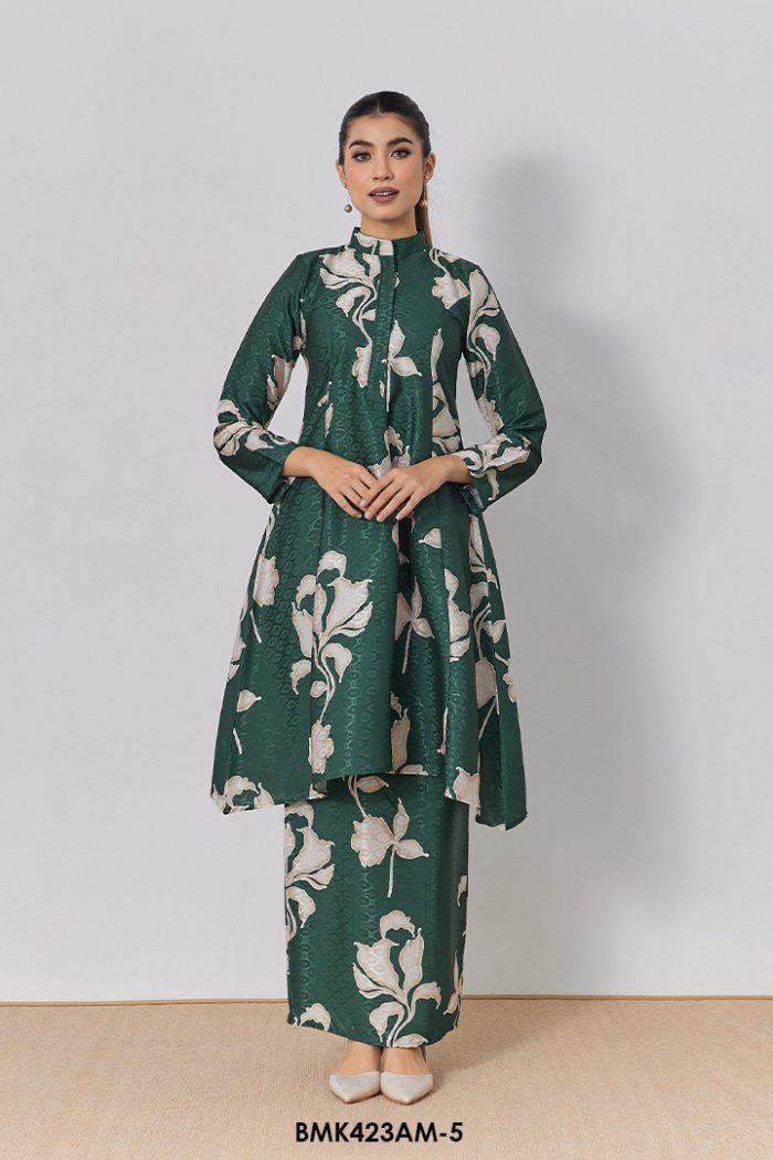 Ameera Kurung in Emerald Green (BMK423AM-5)