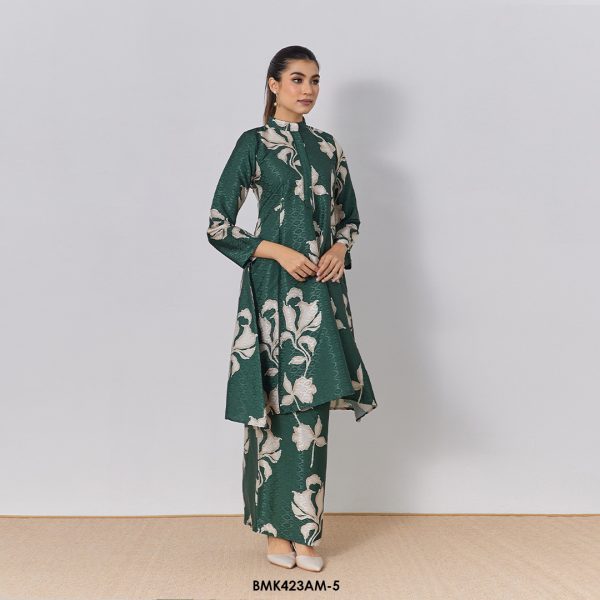 Ameera Kurung in Emerald Green (BMK423AM-5) - Image 2