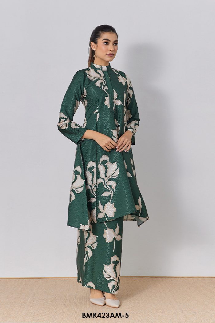 Ameera Kurung in Emerald Green (BMK423AM-5)