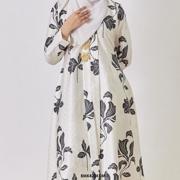 Kebarung Batiq Mia in Off White (BMK423KKM-1) - Image 3