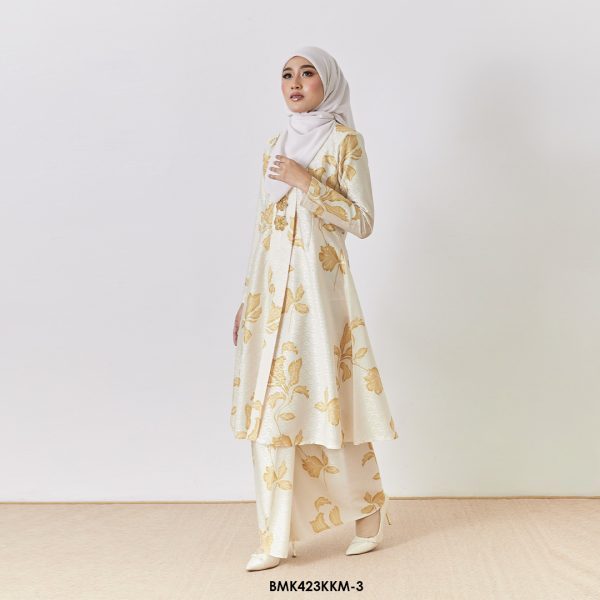 Kebarung Batiq Mia in Pastel Yellow(BMK423KKM-3) - Image 2