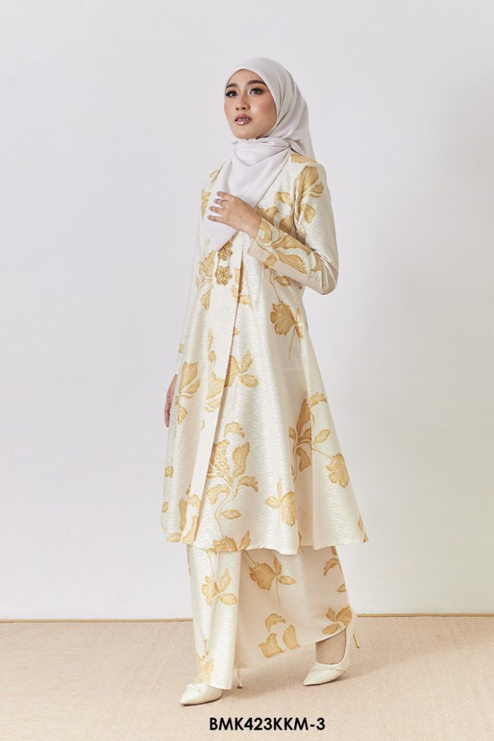 Kebarung Batiq Mia in Pastel Yellow(BMK423KKM-3)