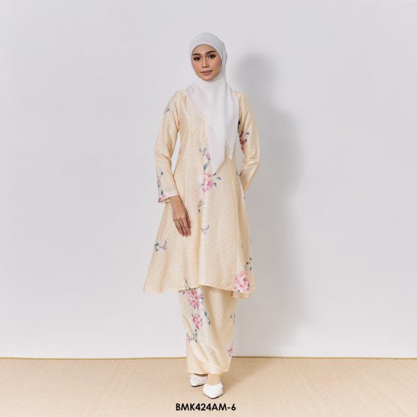 Ameera Kurung in Melon (BMK424AM-6)