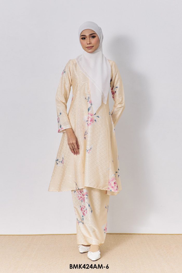 Ameera Kurung in Melon (BMK424AM-6)