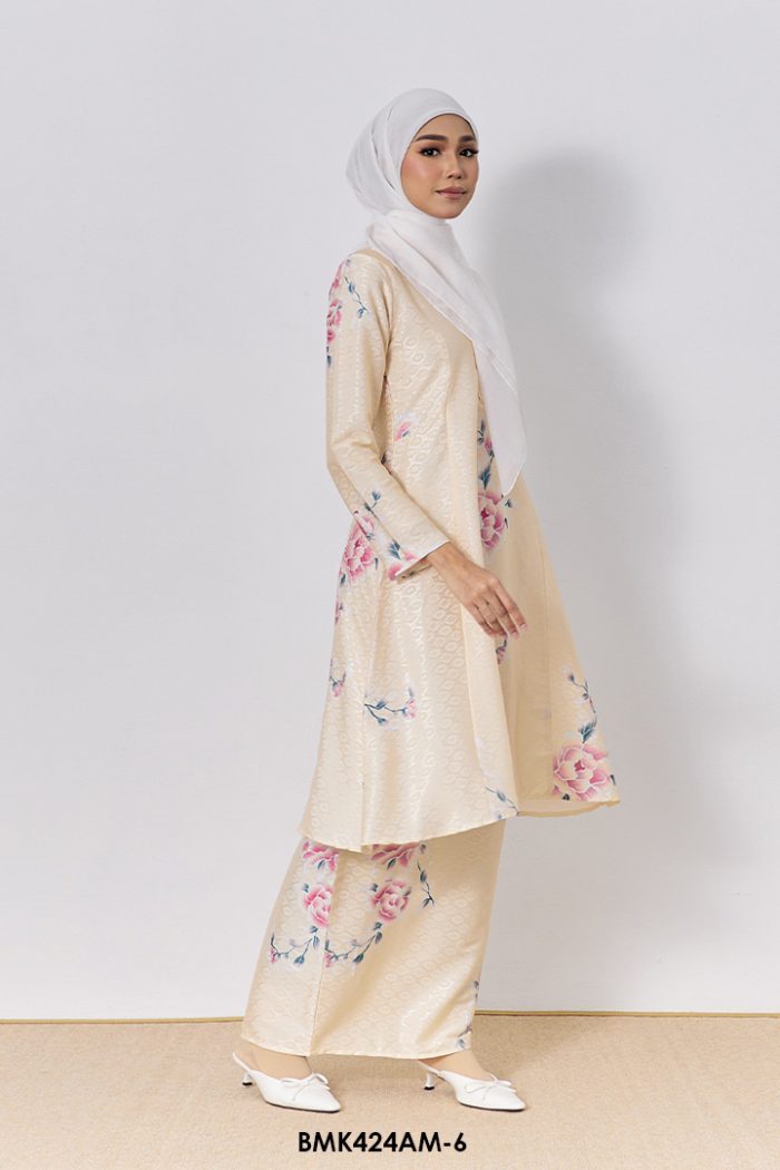 Ameera Kurung in Melon (BMK424AM-6)