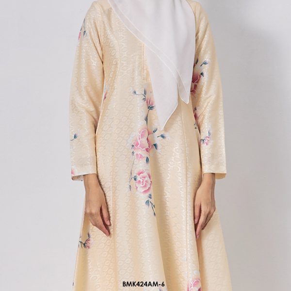 Ameera Kurung in Melon (BMK424AM-6) - Image 4