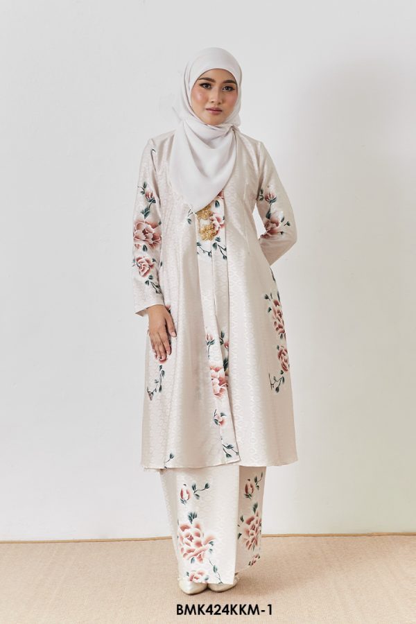 Kebarung Batiq Mia in Off White (BMK424KKM-1)