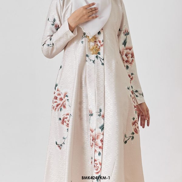 Kebarung Batiq Mia in Off White (BMK424KKM-1) - Image 3
