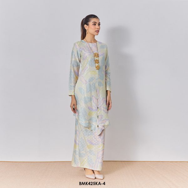 Kebaya Anggun 2.0 in Pale Yellow (BMK425KA-4) - Image 2