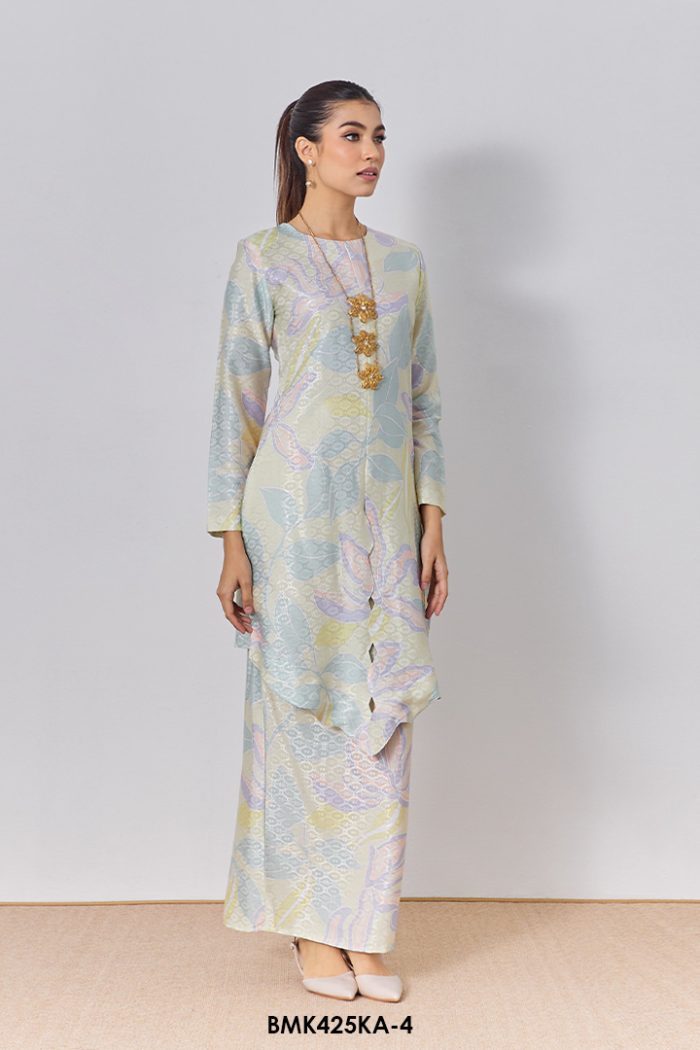 Kebaya Anggun 2.0 in Pale Yellow (BMK425KA-4)