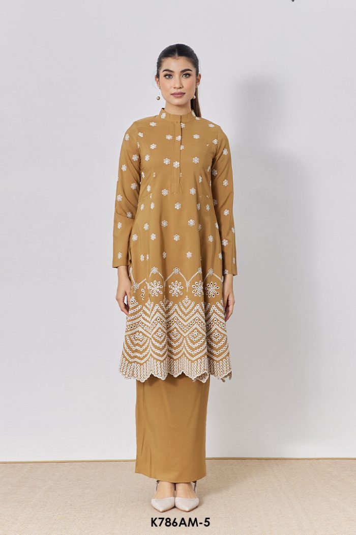 Ameera Kurung in Golden Aura (K786AM-5)