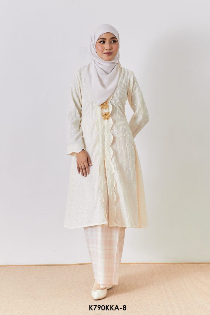 Kebarung Anggerik in Off White (K790KKA-8)