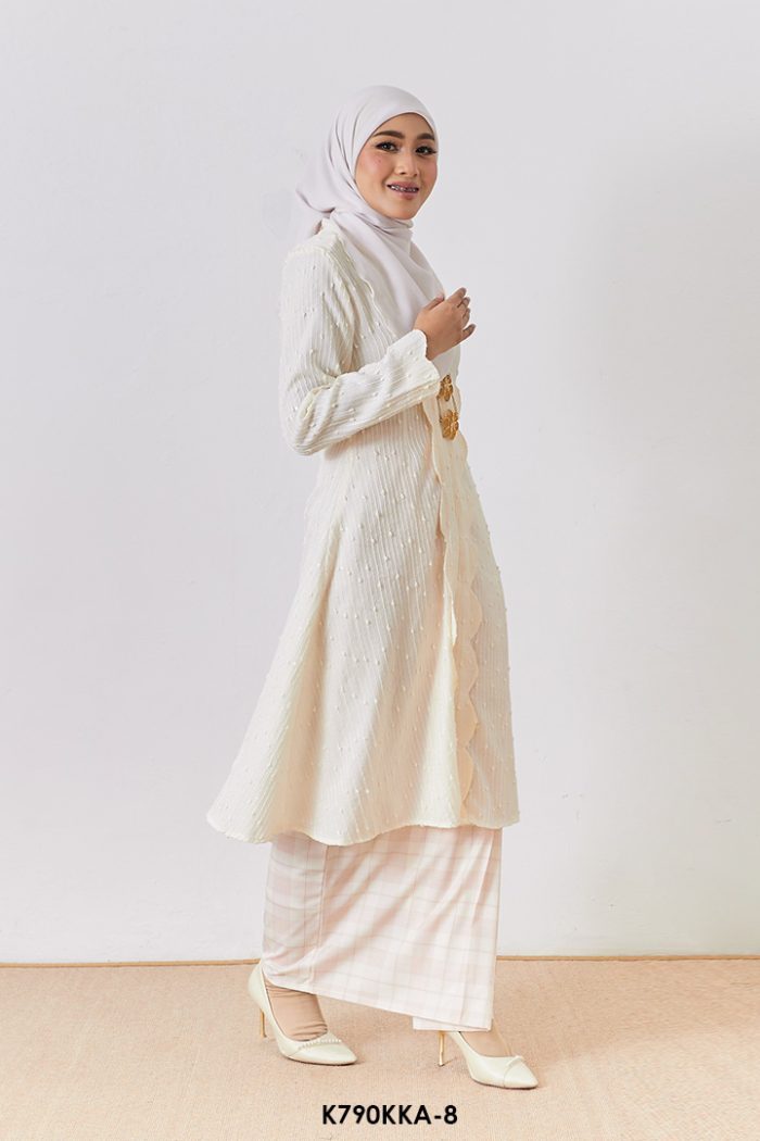 Kebarung Anggerik in Off White (K790KKA-8)
