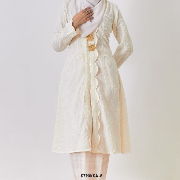 Kebarung Anggerik in Off White (K790KKA-8) - Image 3
