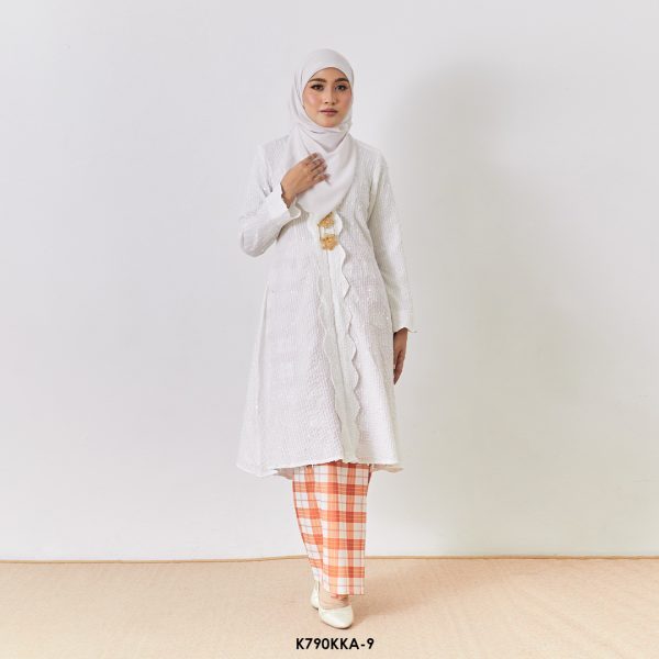 Kebarung Anggerik in Pure White (K790KKA-9)