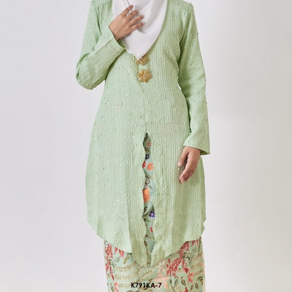 Kebaya Anggun 2.0 in Light Green (K791KA-7) - Image 4