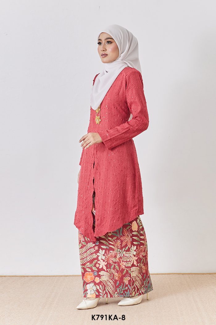 Kebaya Anggun 2.0 in Crimson Red (K791KA-8)