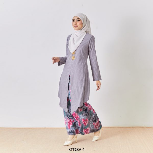 Kebaya Anggun 2.0 in Grey (K792KA-1) - Image 2