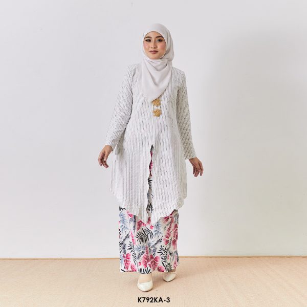 Kebaya Anggun 2.0 in White (K792KA-3)