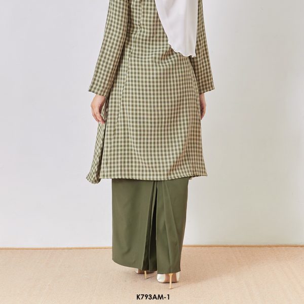 Ameera Kurung in Army Green (K793AM-1) - Image 3