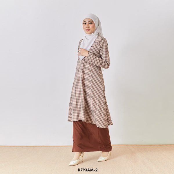 Ameera Kurung in Dark Brown (K793AM-2) - Image 2