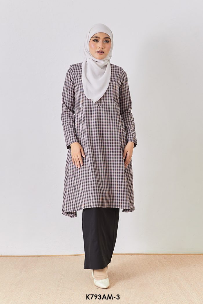 Ameera Kurung in Black (K793AM-3)