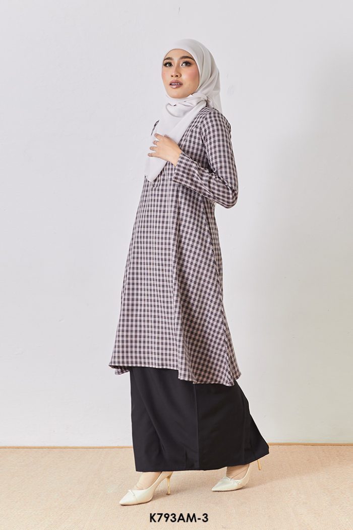 Ameera Kurung in Black (K793AM-3)