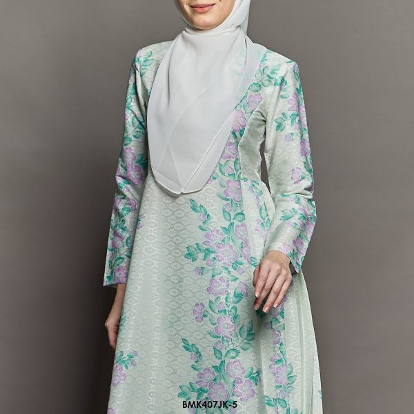 Juliana Kurung Batiq Mia in Mint Green (BMK407JK-5) - Image 3