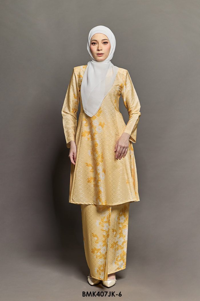 Juliana Kurung Batiq Mia in Custard (BMK407JK-6)