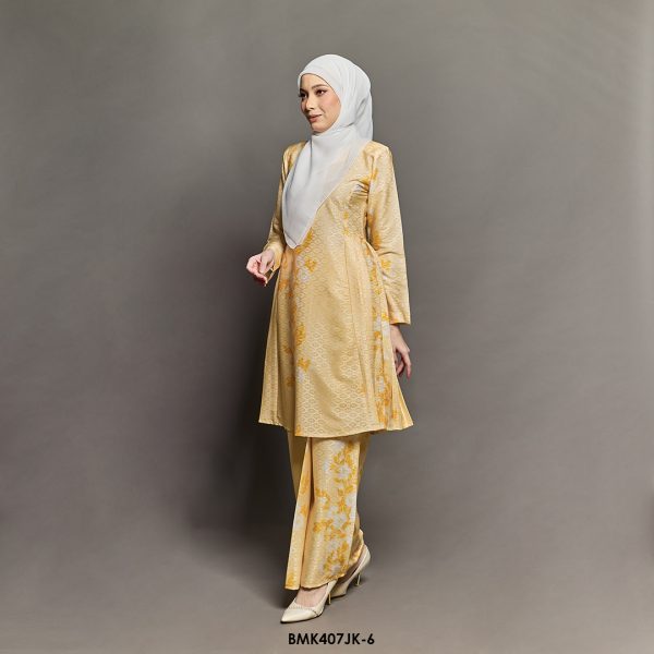 Juliana Kurung Batiq Mia in Custard (BMK407JK-6) - Image 2