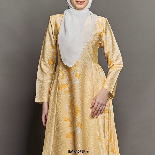 Juliana Kurung Batiq Mia in Custard (BMK407JK-6) - Image 3
