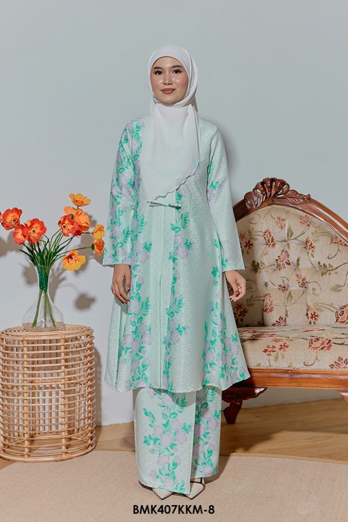 Kebarung Batiq Mia 3.0 Ribbon in Mint Green (BMK407KKM-8)