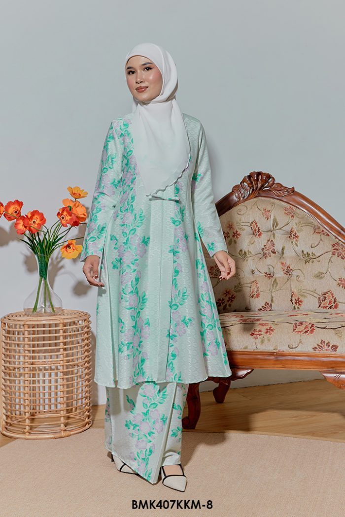 Kebarung Batiq Mia 3.0 Ribbon in Mint Green (BMK407KKM-8)