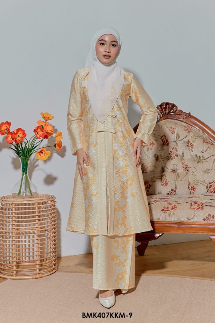 Kebarung Batiq Mia 3.0 Ribbon in Custard (BMK407KKM-9)