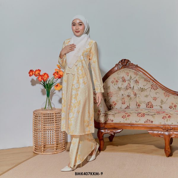 Kebarung Batiq Mia 3.0 Ribbon in Custard (BMK407KKM-9) - Image 2