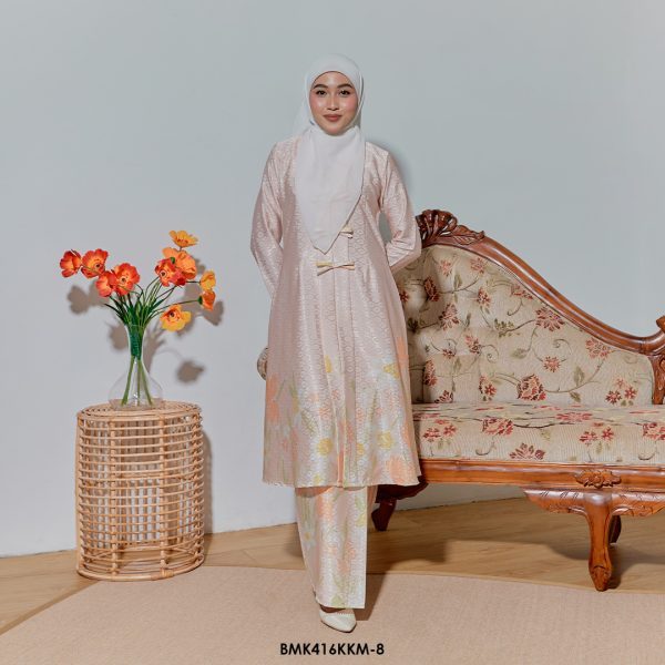 Kebarung Batiq Mia 3.0 Ribbon in Pastel Orange (BMK416KKM-8)