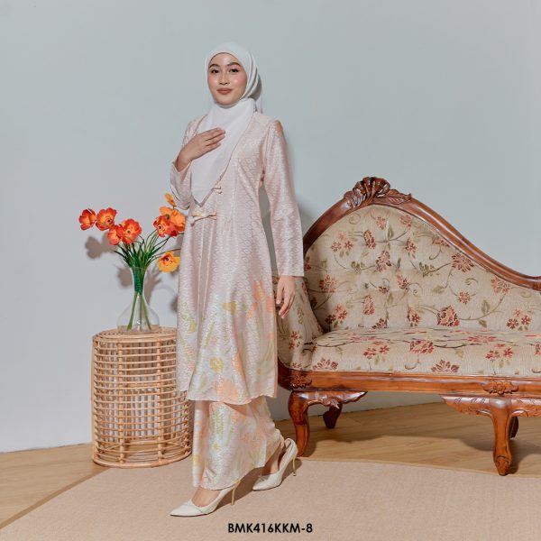 Kebarung Batiq Mia 3.0 Ribbon in Pastel Orange (BMK416KKM-8) - Image 2
