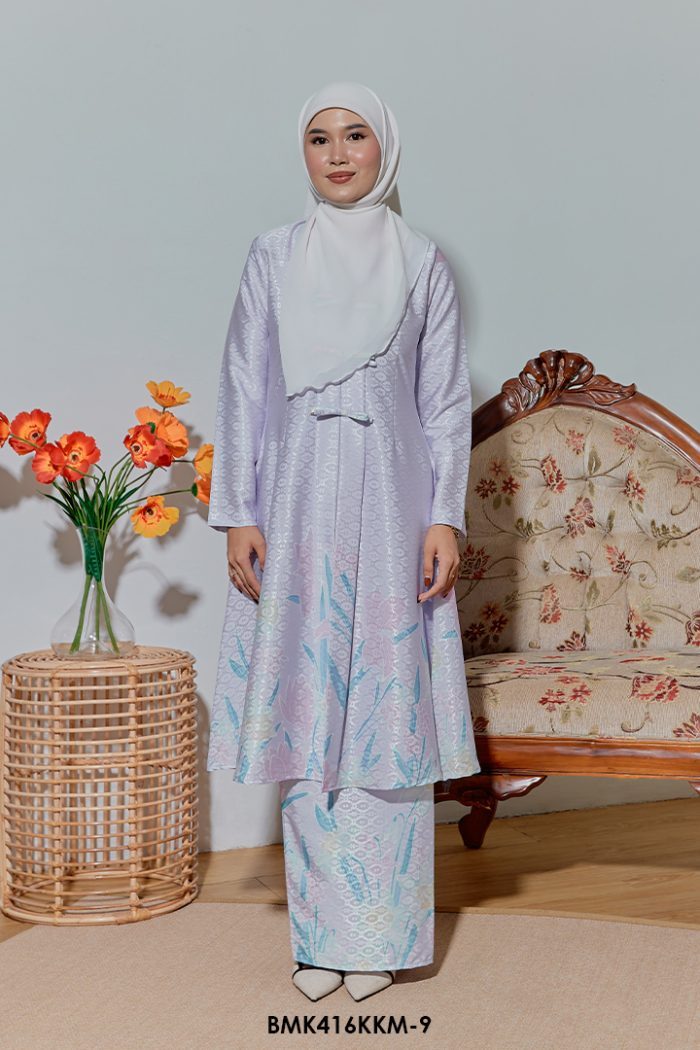 Kebarung Batiq Mia 3.0 Ribbon in Light Purple (BMK416KKM-9)
