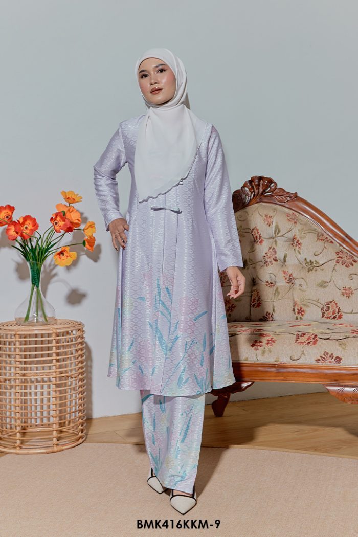 Kebarung Batiq Mia 3.0 Ribbon in Light Purple (BMK416KKM-9)