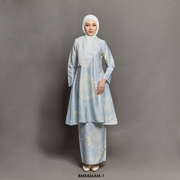 Ameera Kurung in Baby Blue (BMK426AM-1)