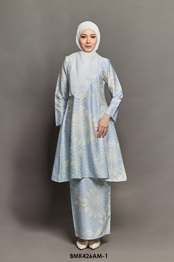 Ameera Kurung in Baby Blue (BMK426AM-1)